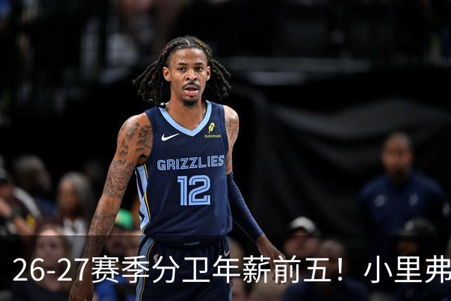 26-27赛季分卫年薪前五!小里弗斯上榜,爱德华兹仅第四
